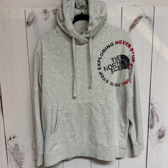 The North Face Men’s Never Stop Exploring Logo Hoodie – Light Heather Gray – L - Picture 1 of 10